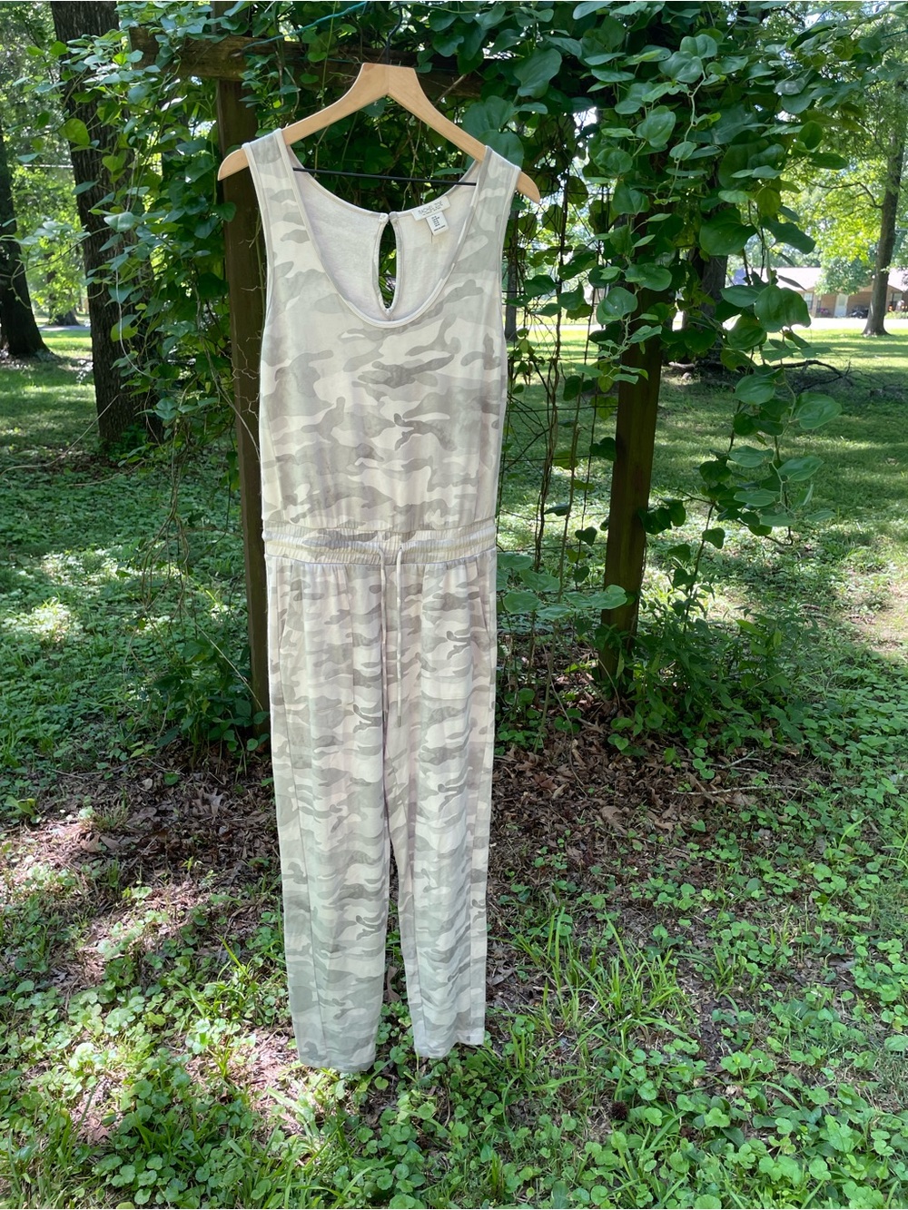 Rachel Zoe Camo Jumpsuit Women's Medium Sleeveless Utility Romper